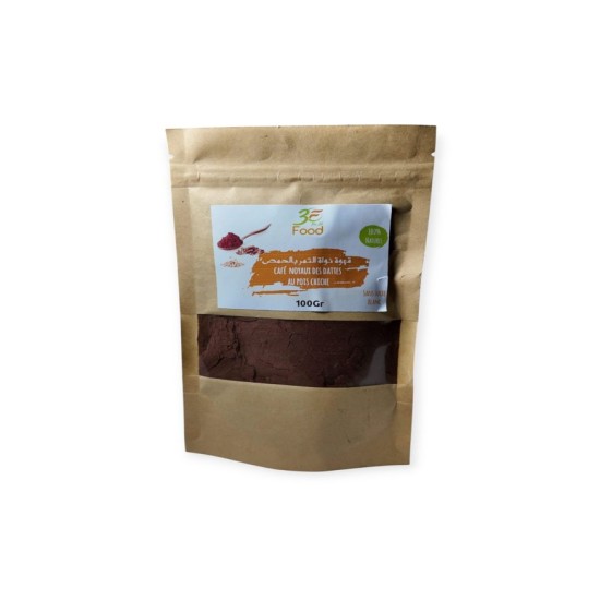 Café noyaux des dattes au pois chiche
